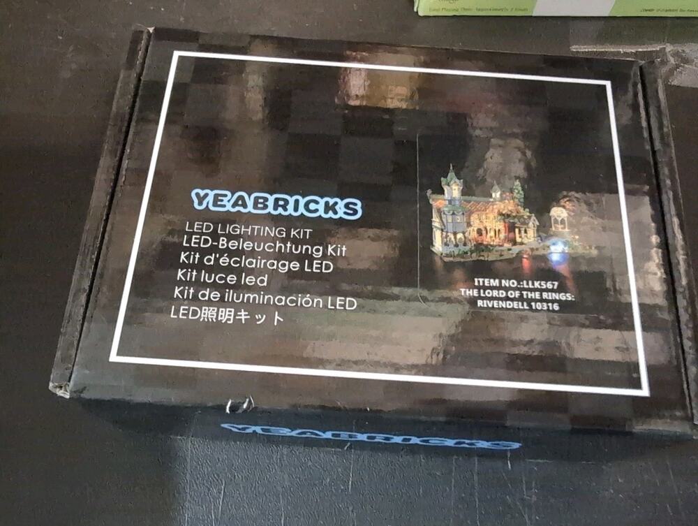 Yearbricks LLk567 Rivendell 10316 Light Kit Complete